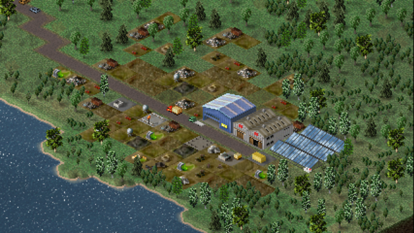 Small landfill located on the east from Towny