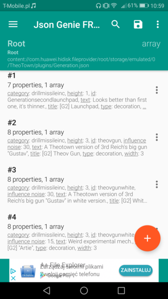 Plugin json