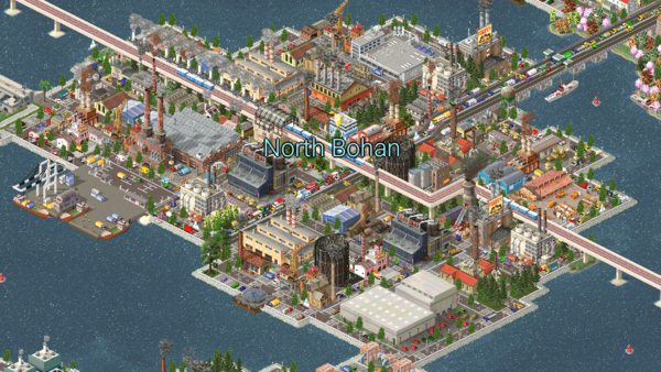 The industrial profit of the city comes here. This is where half of the medium and low wealth classes work.