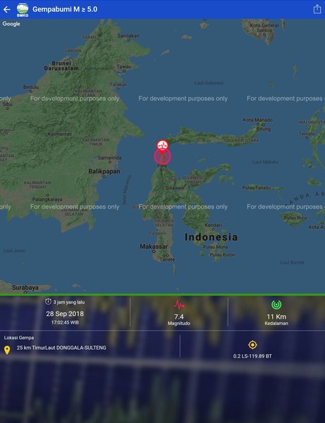 Magnitude 7 earthquake with an chance of tsunami!