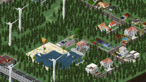 Some of the residents built their homes on the hill. It also features a small lake where people have turned into a small tourist attraction where people can swim when they want to.