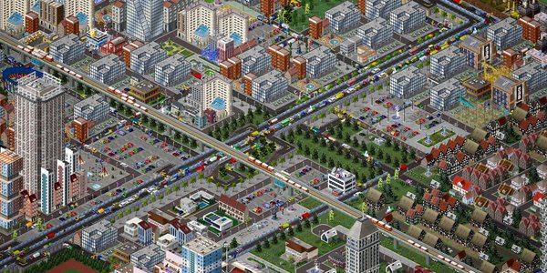 The traffic here is very busy