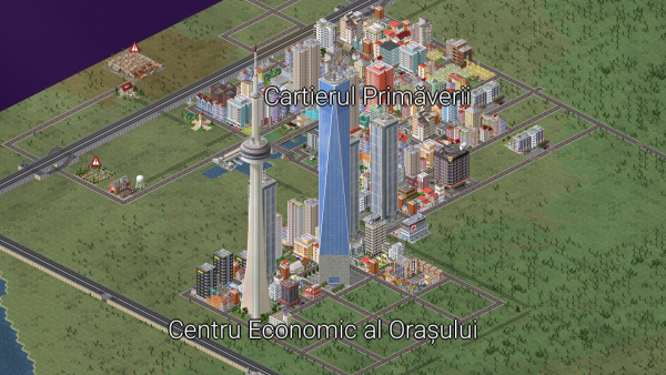 The Commercial Downtown of the Western part still under construction