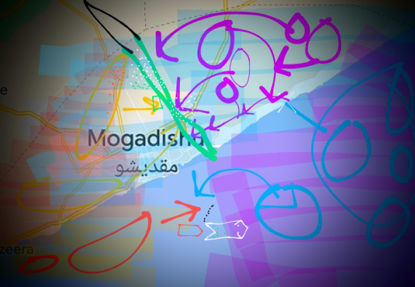 Goal: Green Box that's the Flagpole<br />White dots are my units<br />Green is Aritistan<br />Red is Axis<br />Black is Air force for the allies<br />Red line in sea is Enemy Boat<br />white line is Ally boat