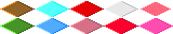 Recolored base zone colors