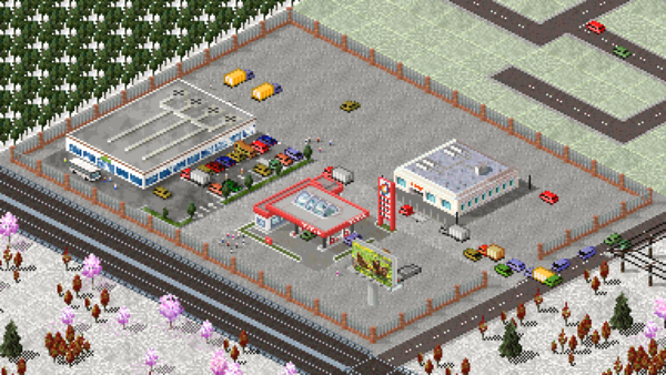 small accommodation facility located next to the motorway. Most of the people work here